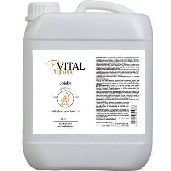 Premium-Vital Shampoo con Aceite de Jojoba 5 L | Hidratación y Brillo Profesional