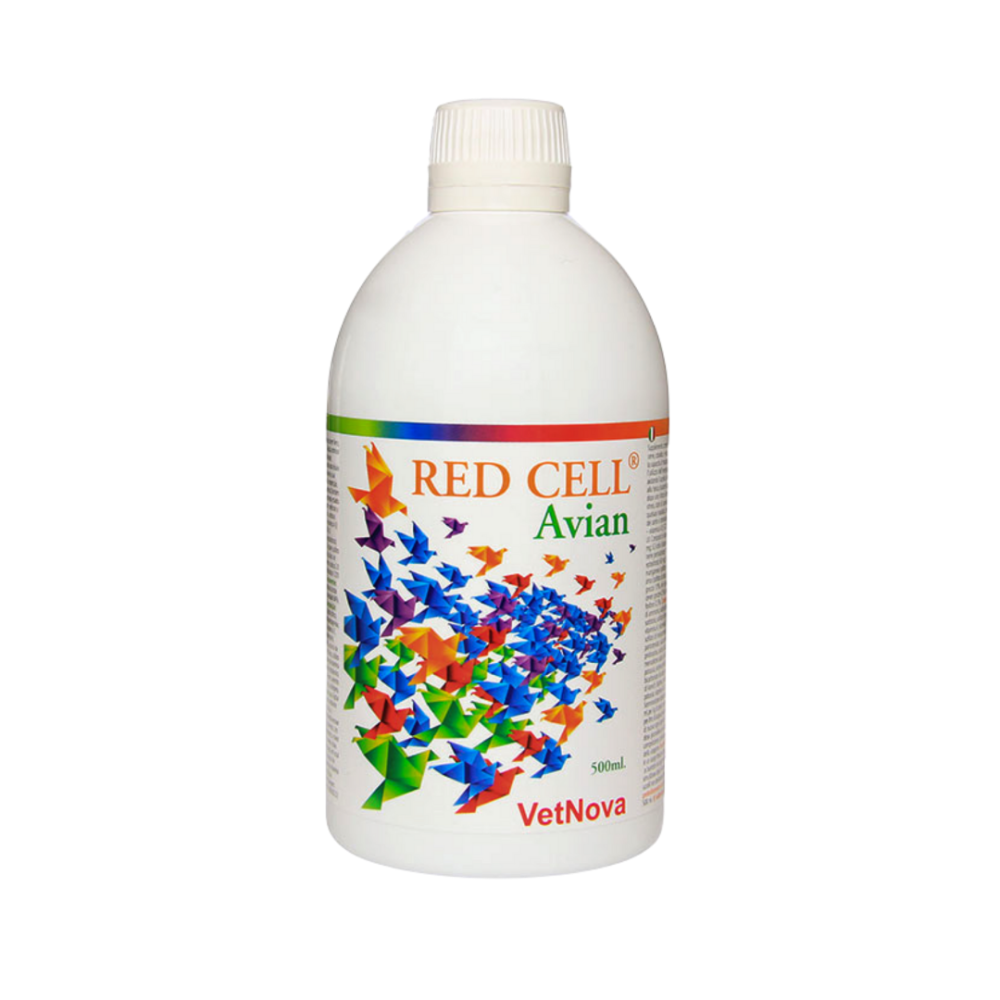 RED CELL AVIAN 500 ml | Suplemento Vitamínico y Mineral de Alto Rendimiento para Aviarios