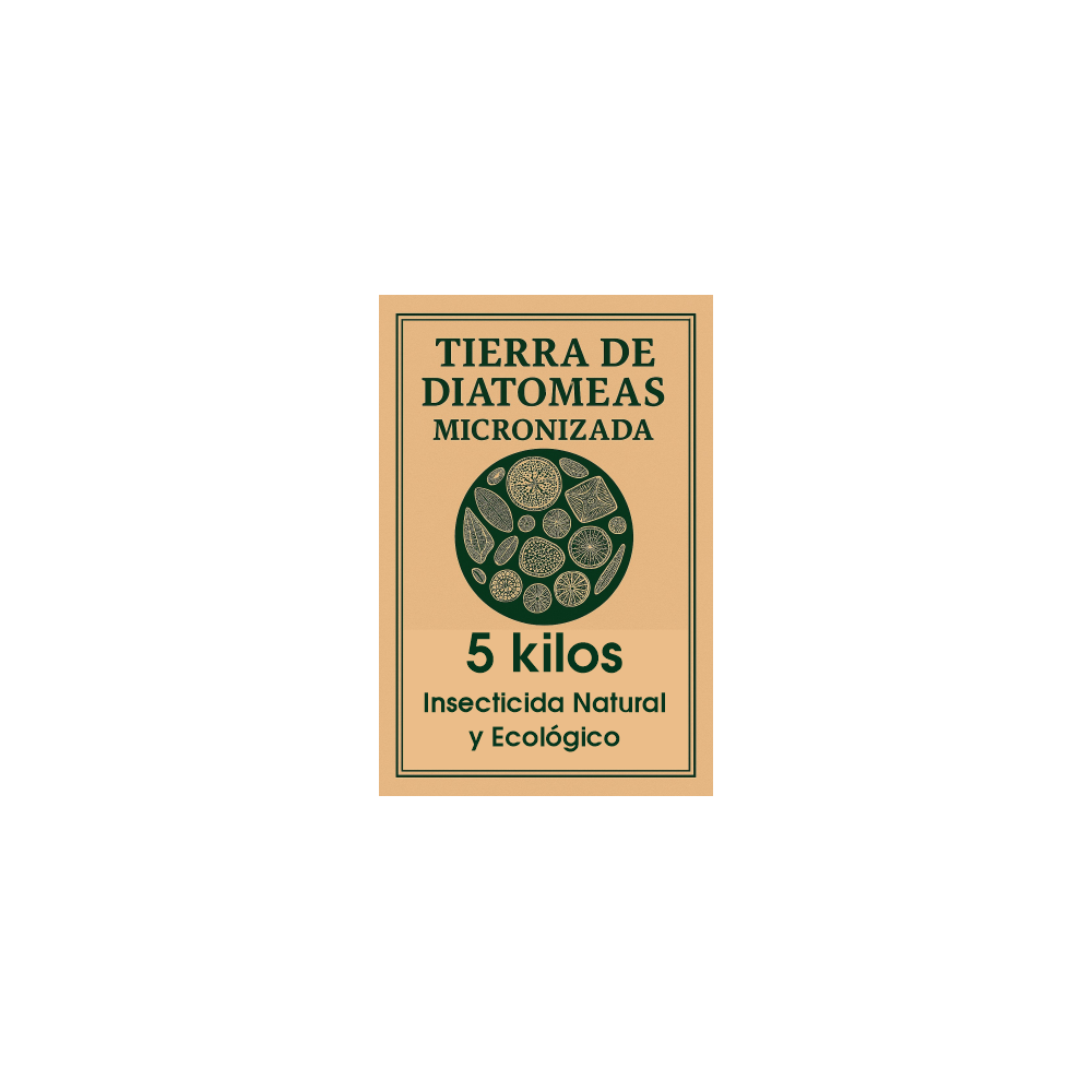 Tierra de Diatomeas Micronizada Sin Aditivos 5 kg | Insecticida Natural y Ecológico