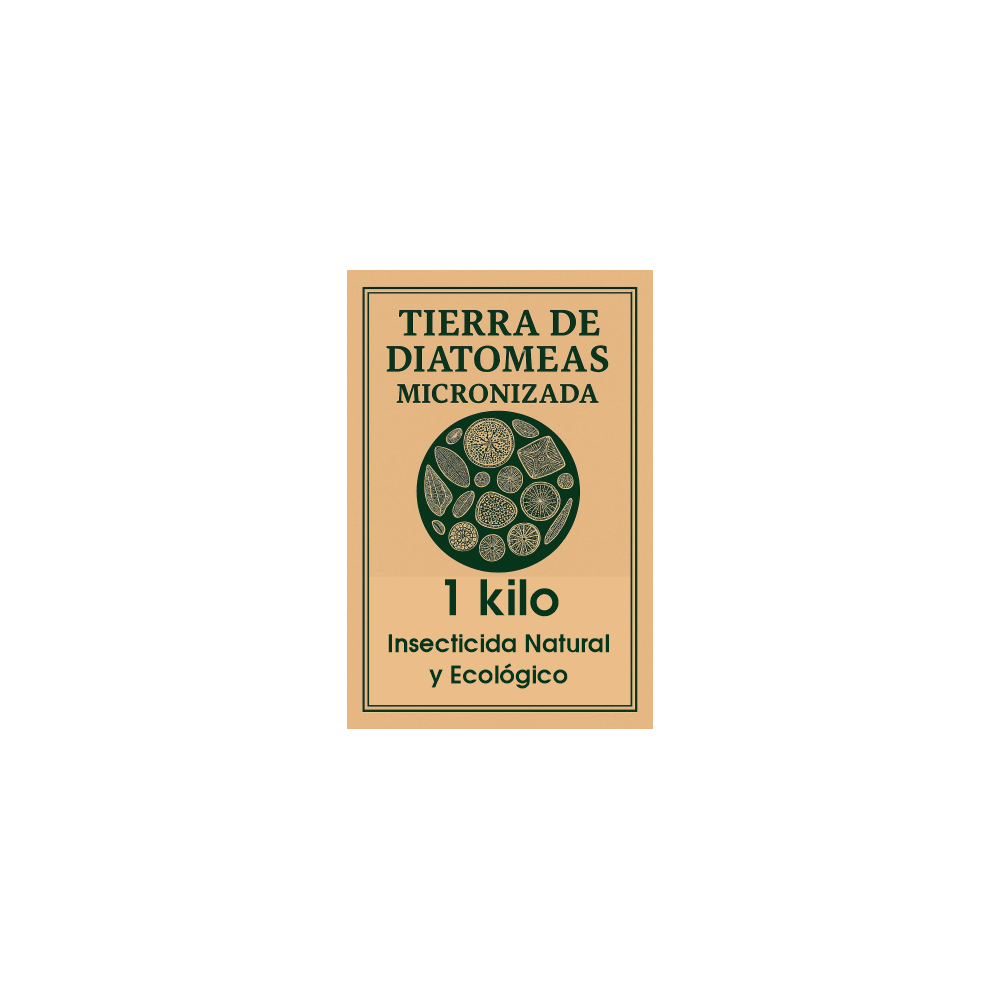 Tierra de Diatomeas Micronizada Sin Aditivos 1 kg | Insecticida Natural y Ecológico