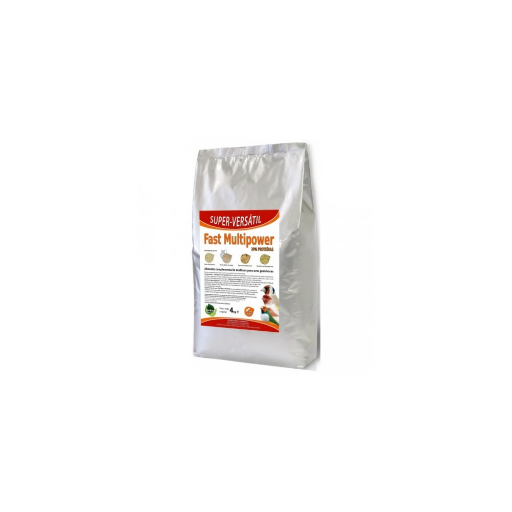 FAST MULTIPOWER SIN DORÉ Pineta 4 kg | Alimento Extruido para Aves de Concurso
