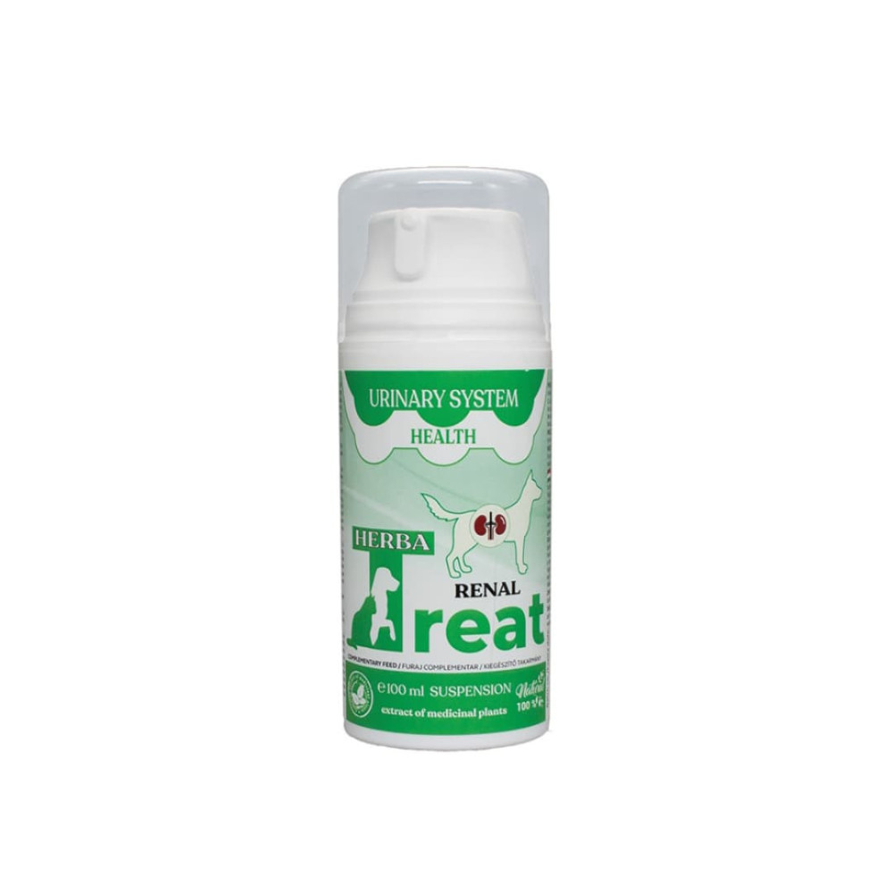 Herba-Treat Renal – Salud Renal en Perros y Gatos 100 ml | Disuelve piedras y protege la función urinaria de forma natural