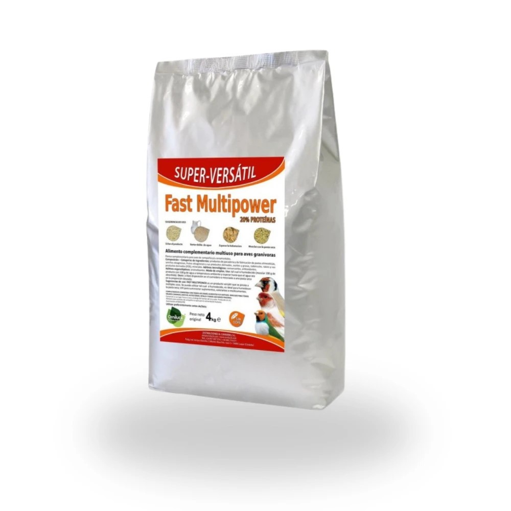 Fast Multipower PINETA 9 kg | Suplemento Nutricional para Aves Sin Doré