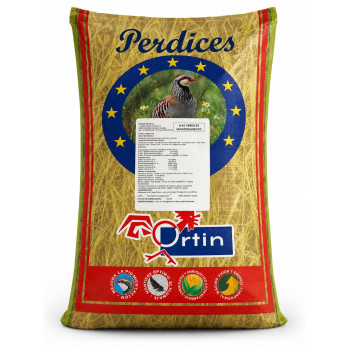 Pienso A 69 Perdices Mantenimiento Ortín 25 kg | Alimento Todo el Año
