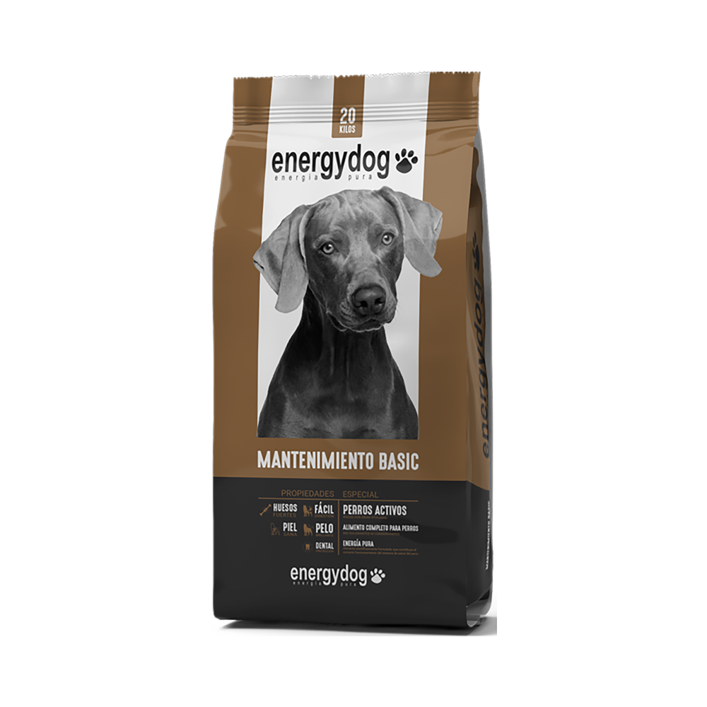 Pienso Energydog Mantenimiento Básico 20 kg | Alimento para Perros con Baja Actividad