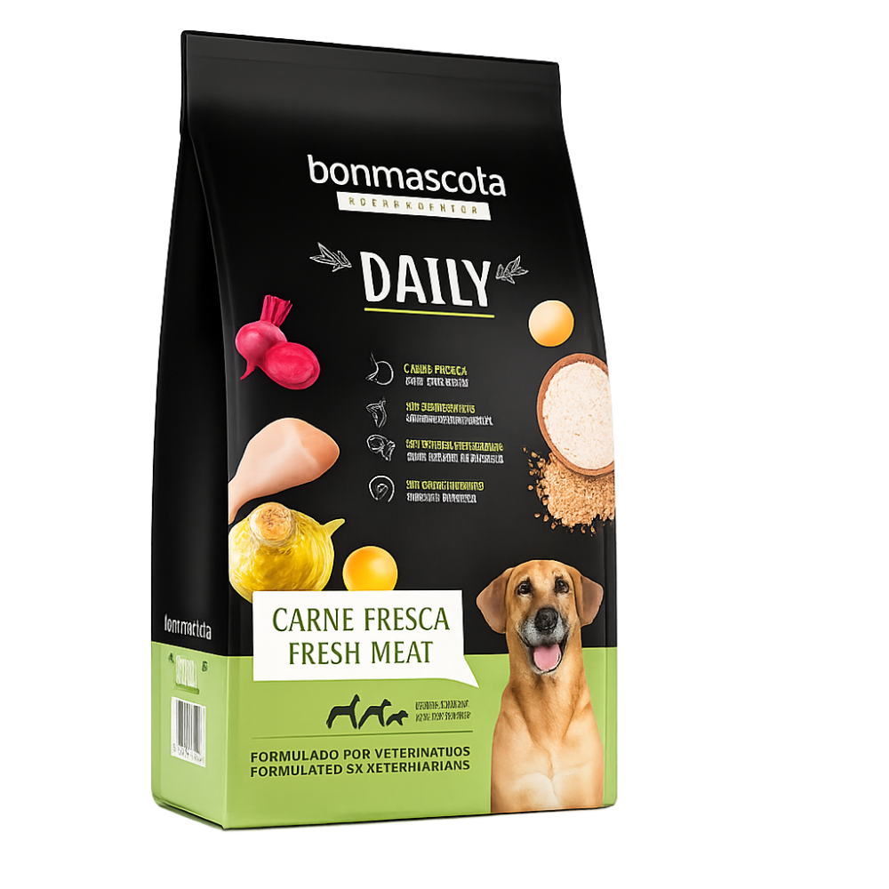 Pienso para perros adultos Bonmascota Daily 20 kg | Alta digestibilidad y vitalidad