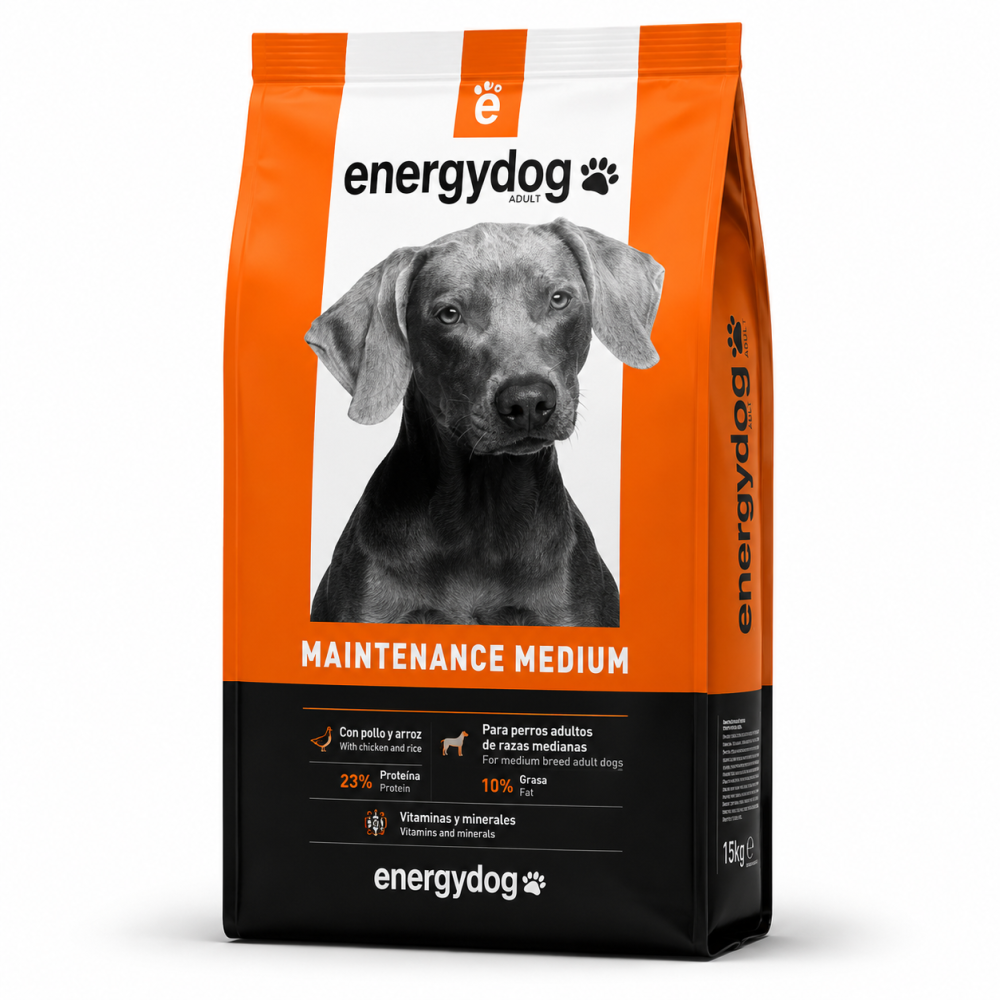 Pienso Energydog Mantenimiento Medio 20 kg | Alimento Completo para Perros Adultos