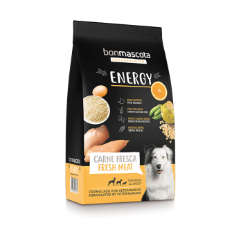 BonMascota Energy 20 kg | Pienso de Alta Energía para Perros Activos, de Trabajo y Hembras Gestantes o Lactantes