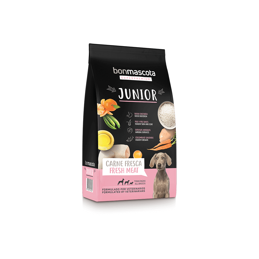 BonMascota Junior 20 kg | Pienso Super Premium para Cachorros de Todas las Razas