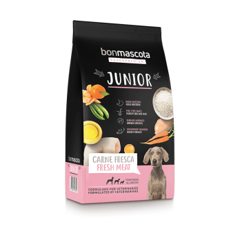BonMascota Junior 20 kg | Pienso Super Premium para Cachorros de Todas las Razas