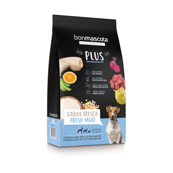 BonMascota Plus 3 kg | Pienso Super Premium para Perros Adultos de Todas las Razas