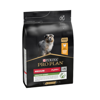 PURINA® PRO PLAN® Puppy Medium Healthy Start Pollo 3 kg | Pienso Completo para Cachorros de Razas Medianas