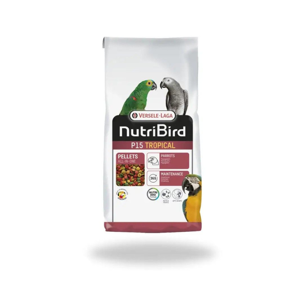 NutriBird P15 Original 1 kg | Alimento Extrusionado de Mantenimiento para Loros