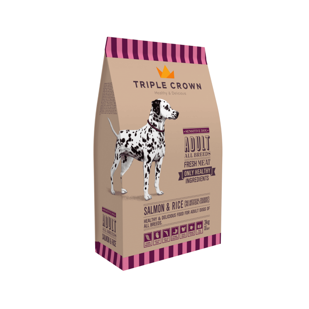 Triple Crown Sensitive Dog 14 kg | Pienso para Perros con Digestiones Delicadas