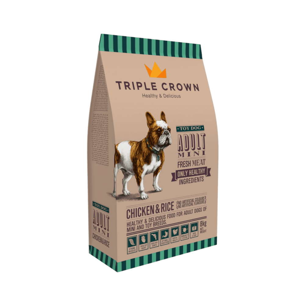 Triple Crown Toy Dog 8 kg | Pienso Premium para Perros Adultos de Razas Pequeñas