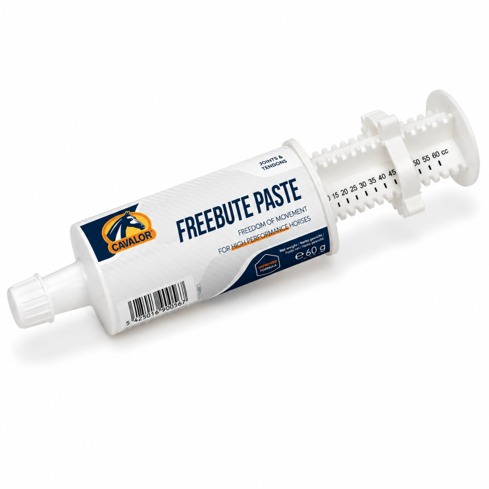 CAVALOR FreeBute Paste 60 g | Pasta para el Mantenimiento de Músculos y Articulaciones en Caballos