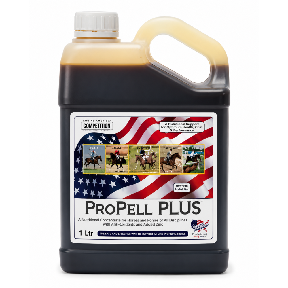 EQUINE AMERICA Pro-Pell Plus Solution 1 L | Tónico Líquido con Vitaminas y Minerales para Caballos
