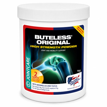 EQUINE AMERICA Buteless High Strength 1 kg | Suplemento Natural para Articulaciones y Movilidad en Caballos
