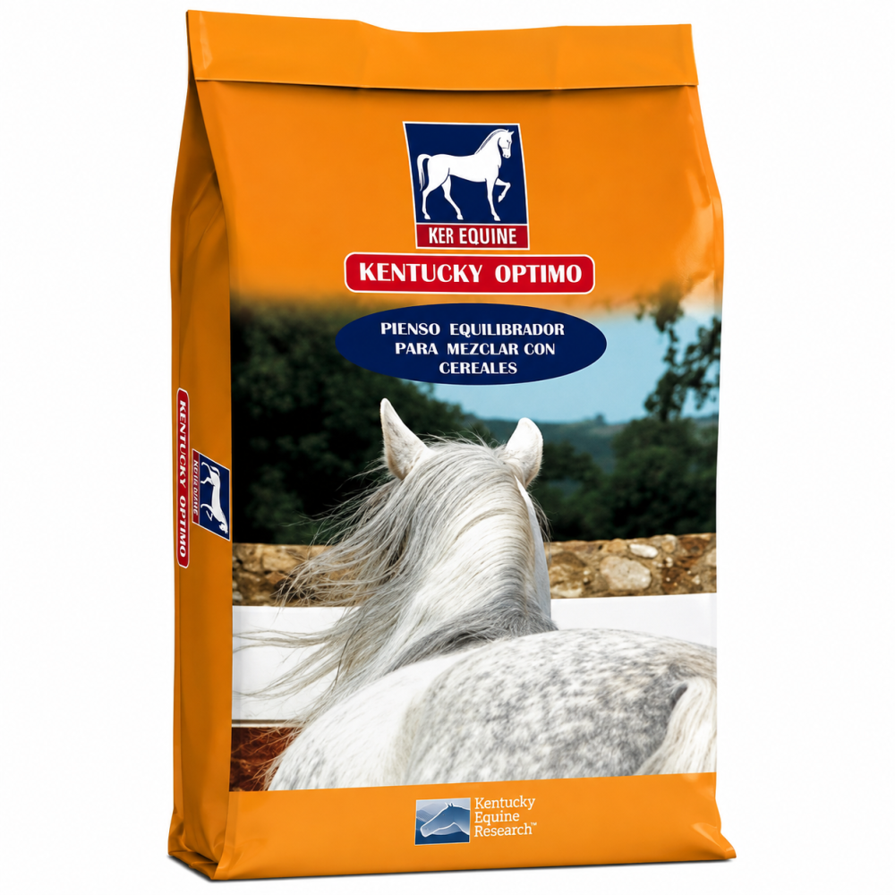 Kentucky Optimo KER 25 kg | Pienso Equilibrador para Caballos con Vitaminas, Minerales y Aminoácidos