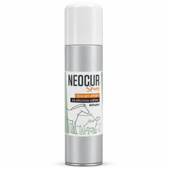 Neocur Spray Plata | Spray Protector con Aluminio para el Cuidado de la Piel de Animales