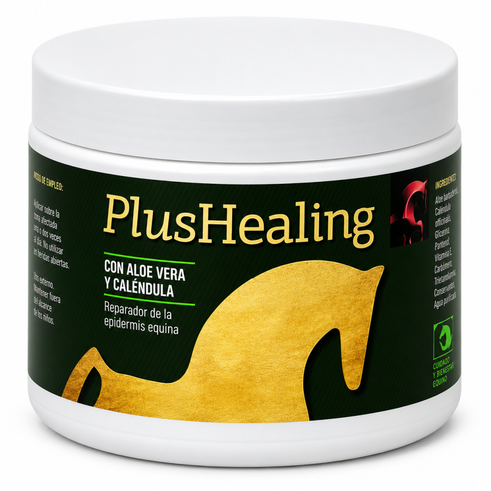 PlusHealing 500 g | Gel Reparador Cutáneo para Caballos