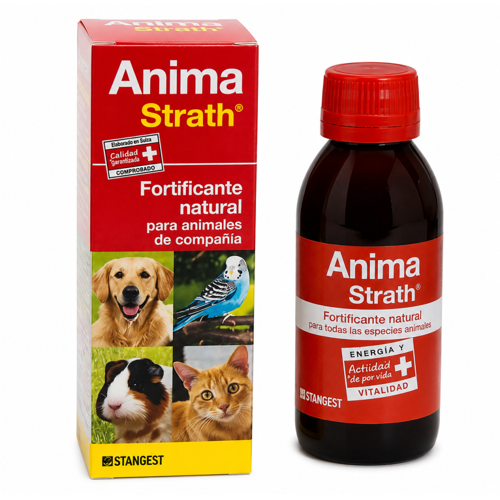 ANIMA STRATH 100 ml | Complemento Alimenticio Natural para Perros, Gatos, Aves y Otros Animales