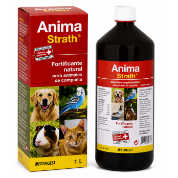ANIMA STRATH 1 L | Complemento Alimenticio Natural para Perros, Gatos, Aves y Otros Animales